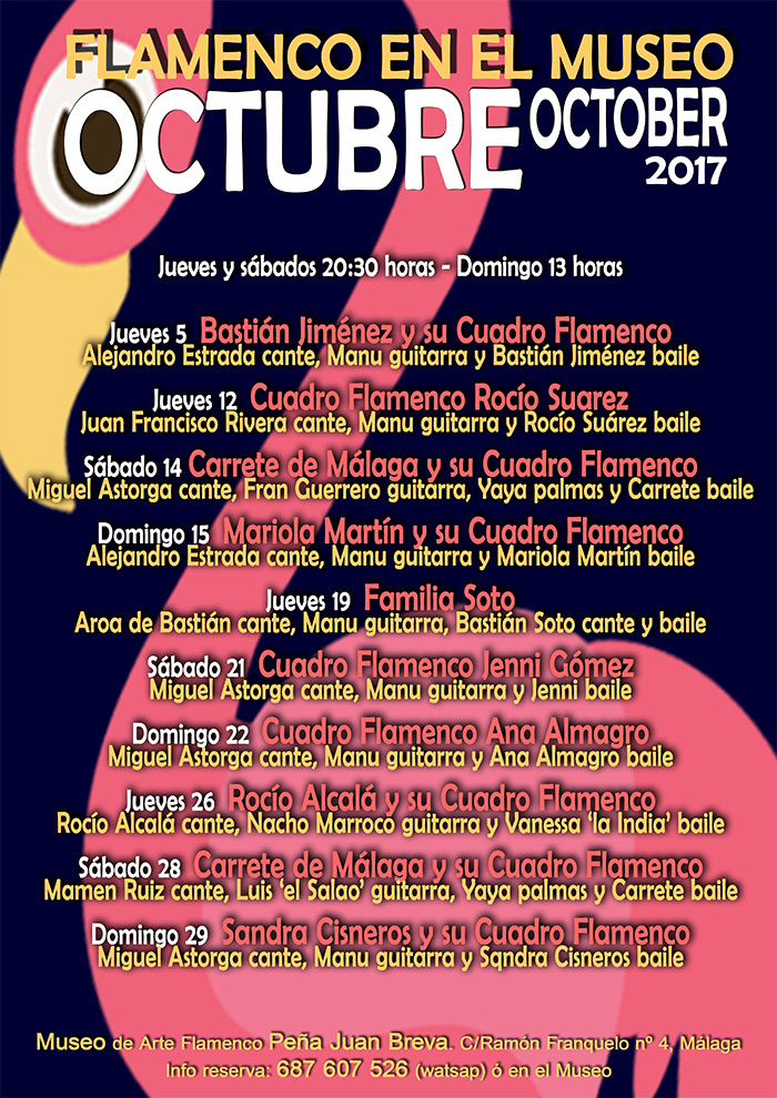 Flamenco en el Museo - Octubre
