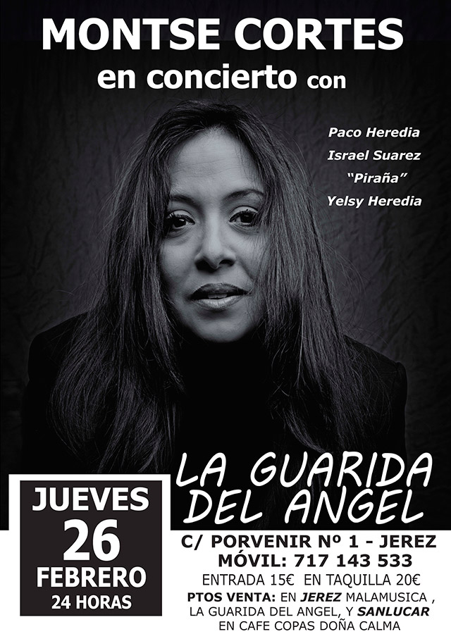 Montse Cortés en concierto - Jerez
