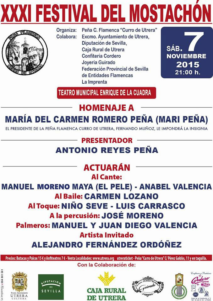 XXXI Festival del Mostachón - Utrera