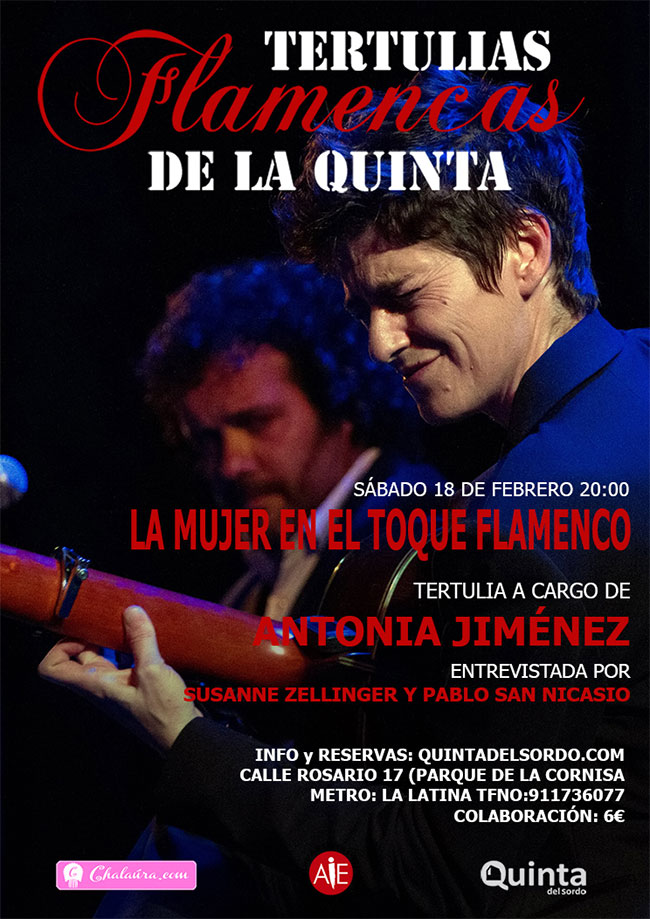 La mujer y el toque flamenco. Tertulias de la Quinta