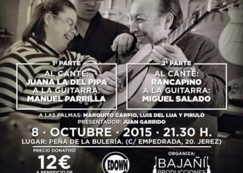 Noche Flamenca a Paco Cepero - a beneficio de CEDOWN