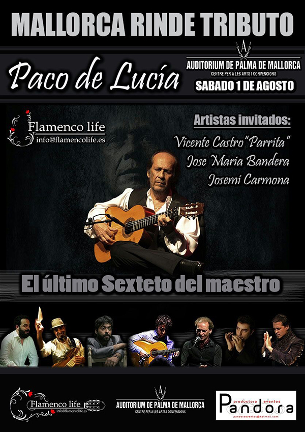 Mallorca rinde tributo a Paco de Lucía ¡suspendido!