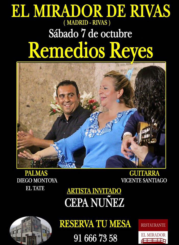 Cena flamenca con Remedios Reyes