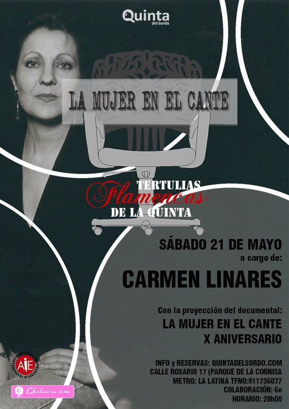 Tertulias Flamencas de La Quinta - La mujer en el Cante - Carmen Linares
