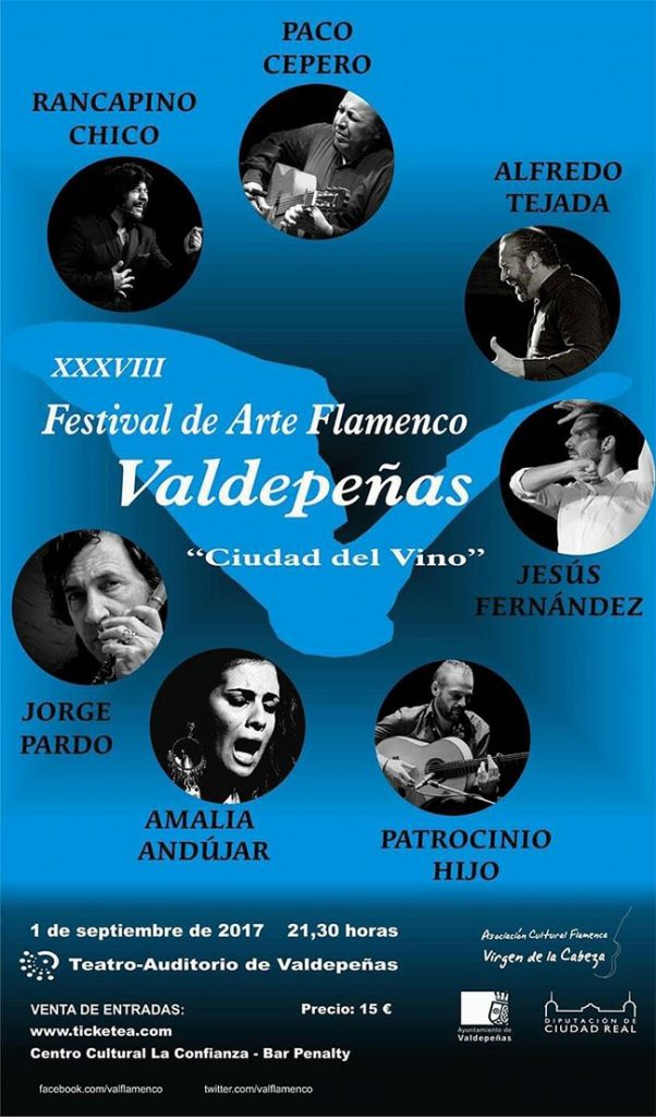 XXXVIII Festival de Arte Flamenco Valdepeñas 2017