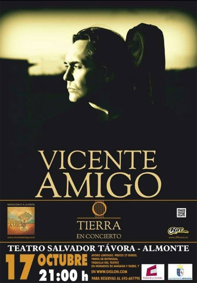 Vicente Amigo - Tierra en concierto - Almonte (Huelva)