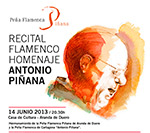 Recital flamenco homenaje a Antonio Piñana