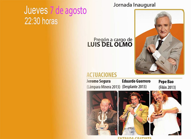 Cante de las Minas - Jornada Inaugural - Pregón Luis del Olmo