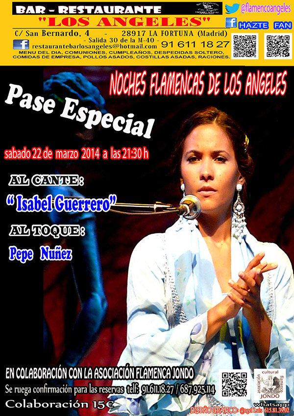 Isabel Guerrero - Noches flamencas Los Ángeles