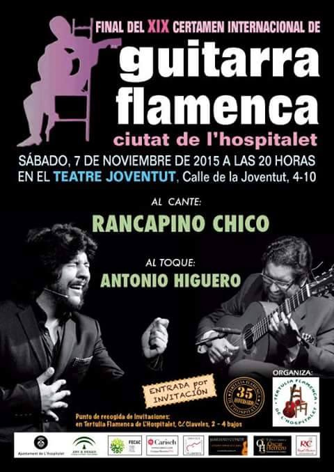 Final XIX Certamen de Guitarra Flamenca L'Hospitalet - Rancapino chico
