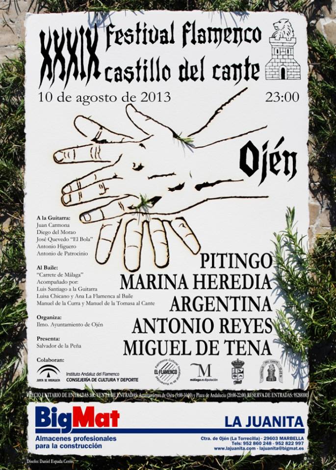 XXXIX festival flamenco castillo del cante Ojén