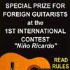 1st INTERNATIONAL FLAMENCO GUITAR CONTEST 'NIÑO RICARDO'