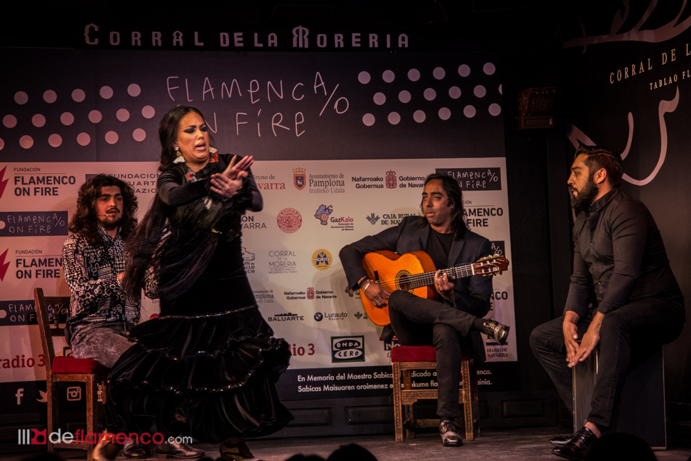 Belén López en la presentación Flamenco on Fire