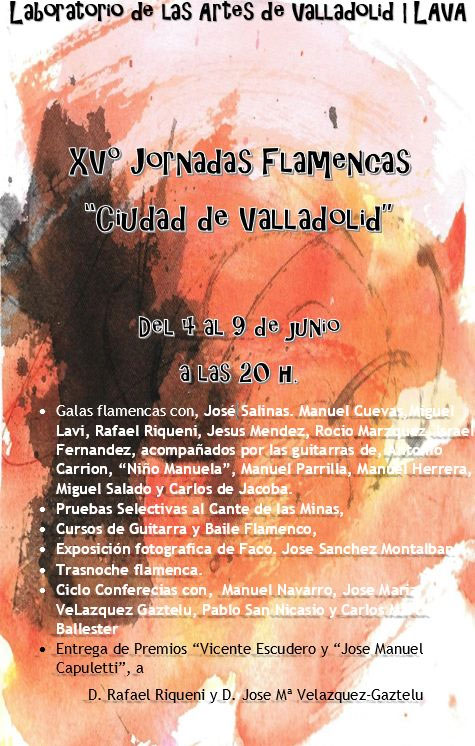 Jornadas Flamencas Valladolid 2018