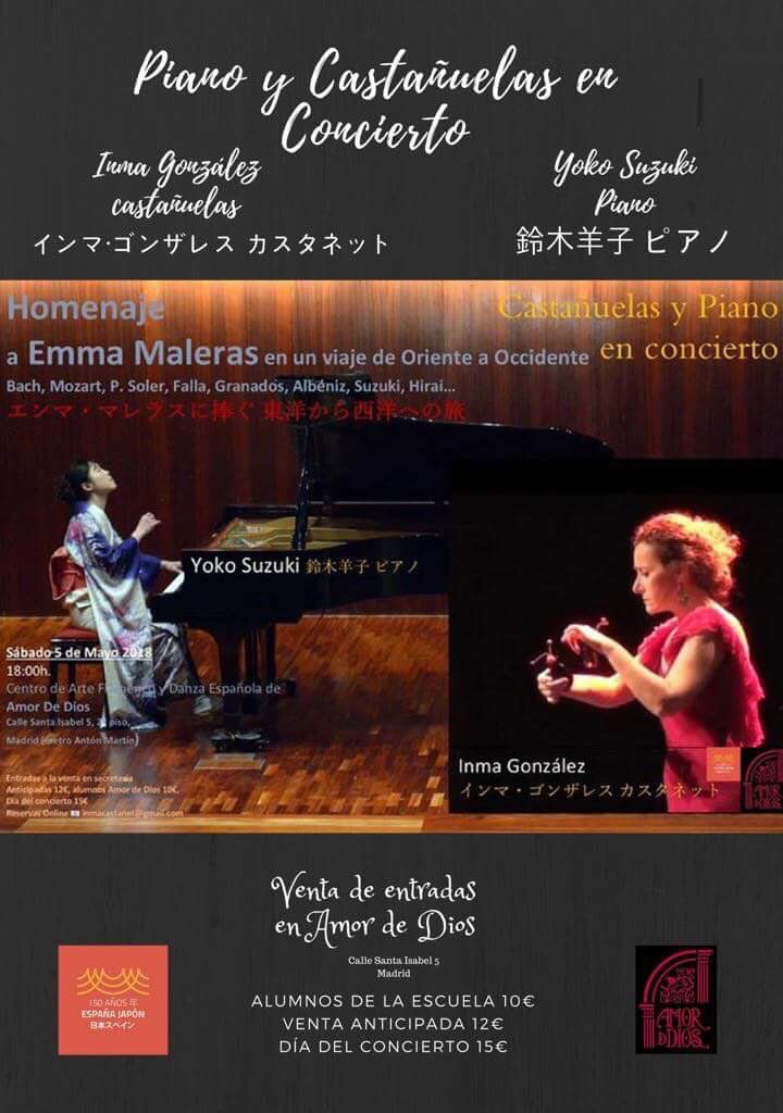 Piano y Castanuelas Amor-de-Dios