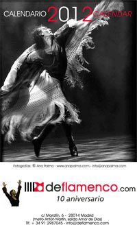 Calendario Flamenco 2012 – Fotos por Ana Palma