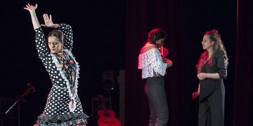 En la memoria -Ángeles Gabaldón, Gema Caballero, Marta Robles - foto Remedios Malvarez