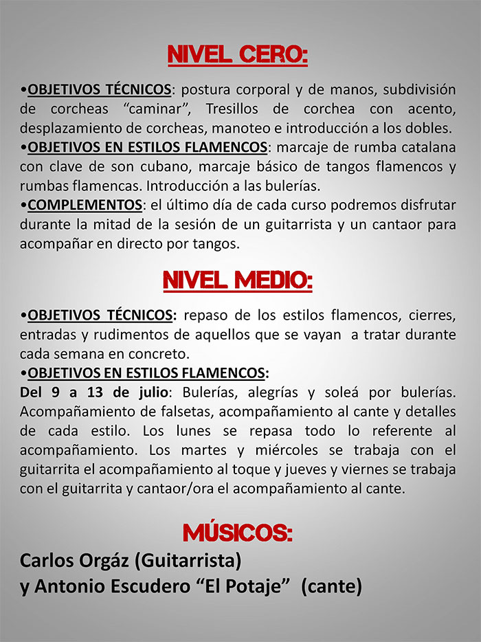 de Verano - Cajón Flamenco Revista DeFlamenco.com