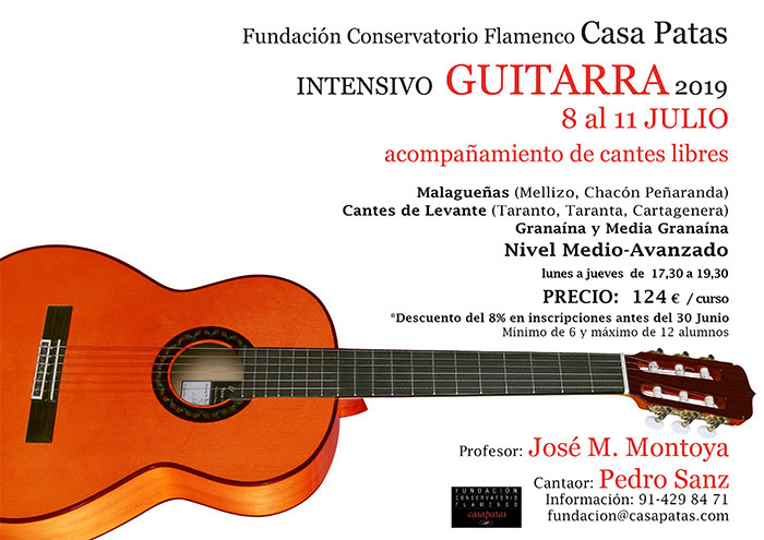 Cursos Intensivos Conservatorio Casa Patas