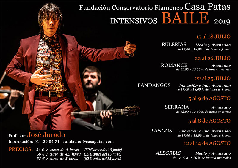 Cursos Intensivos Conservatorio Casa Patas