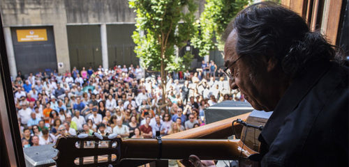 Pepe Habichuela balcón