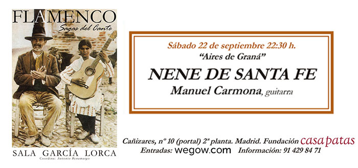 Nene de Santa Fe - Sala García Lorca