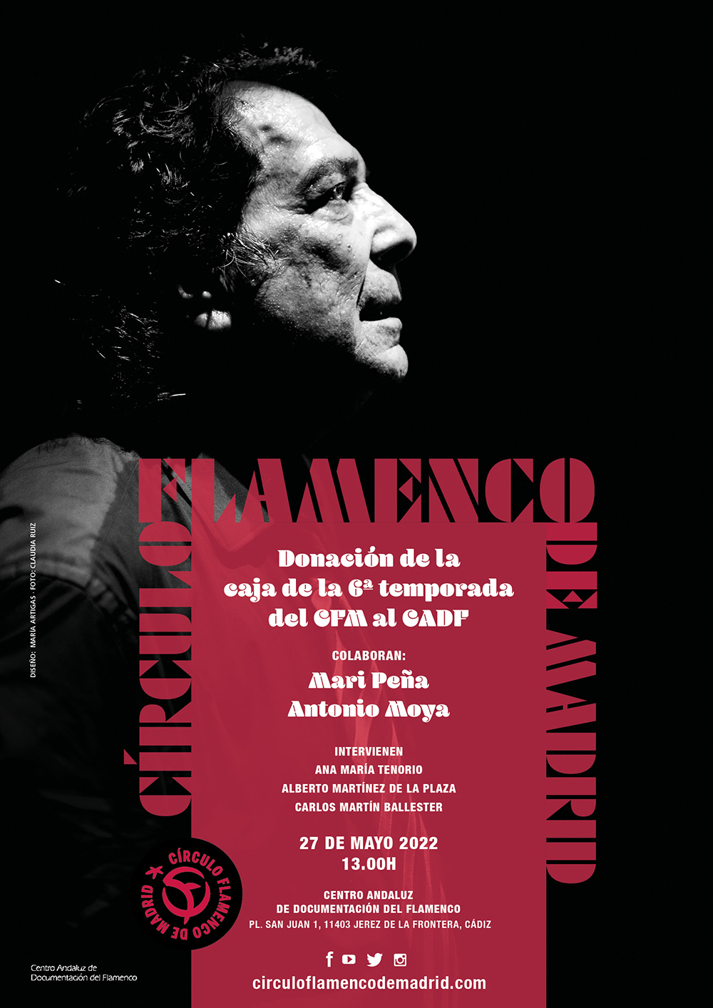Donación grabaciones al CADF Círculo Flamenco de Madrid