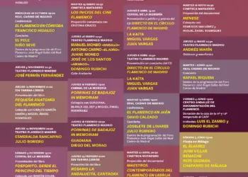 Círculo Flamenco de Madrid – temporada 2026-2027