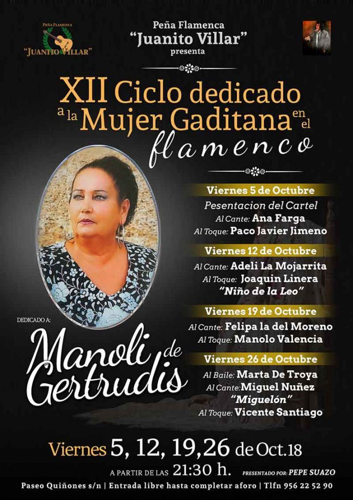 Ciclo Mujer Gaditana - Peña Juan Villar