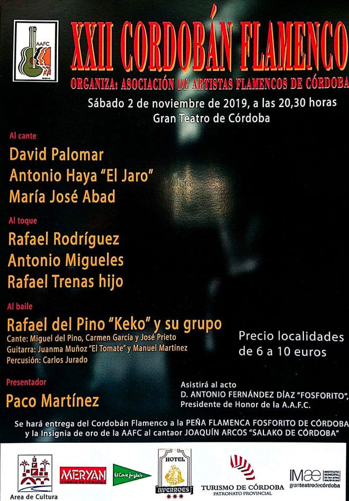 Cordobán Flamenco 2019