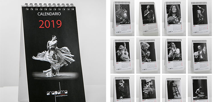 Flamenco Calendar Ana Palma 2019