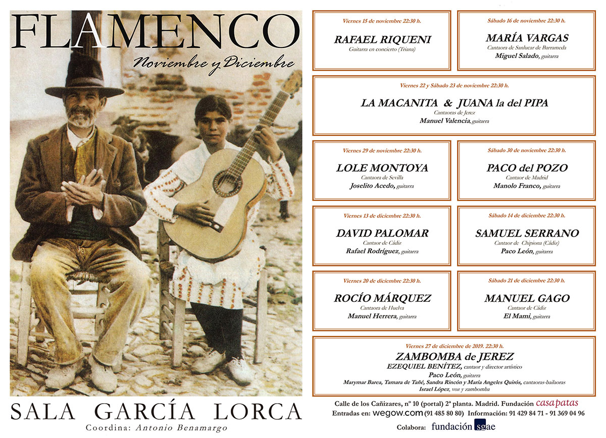 Noviembre & Diciembre - Sala García Lorca