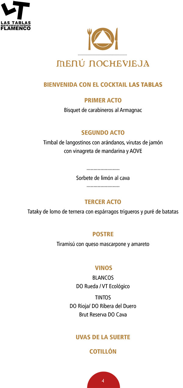 Nochevieja Flamenca Las Tablas