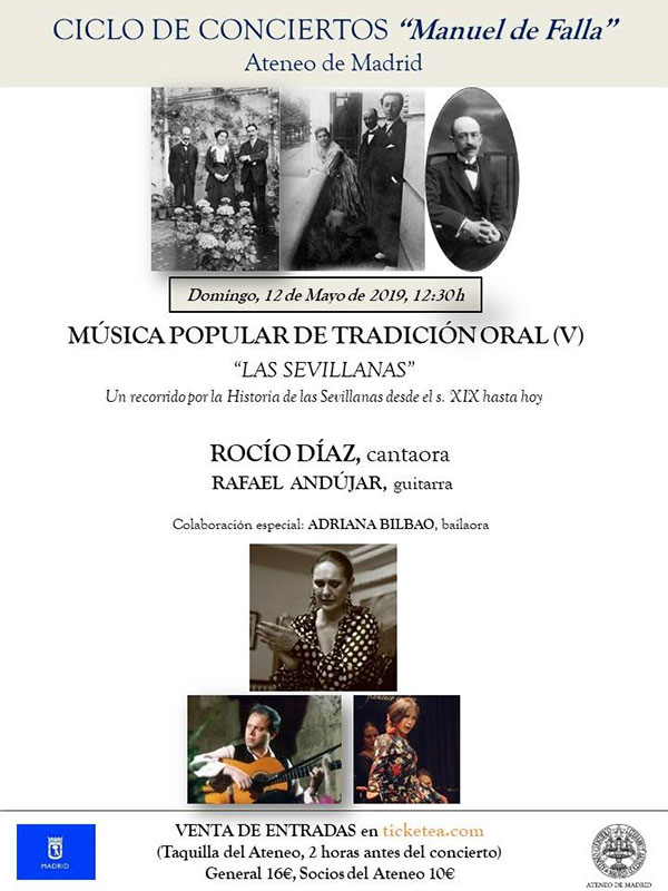 Ciclo de conciertos "Manuel de Falla" / Sevillanas