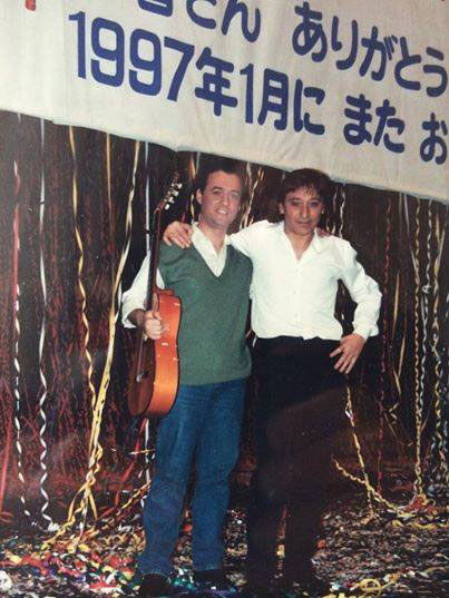 Faustino Núñez junto a Antonio Gades