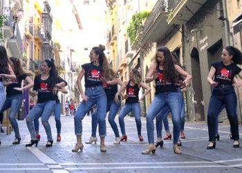 Flash Mob Flamenco on fire