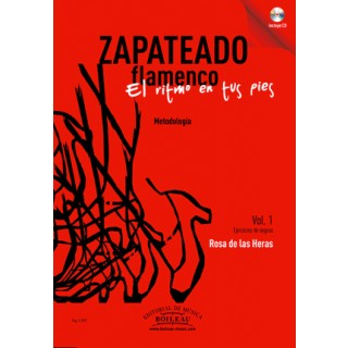 El ritmo en tus pies. Zapateado flamenco Vol 1 – Rosa de las Heras (Libro+CD)