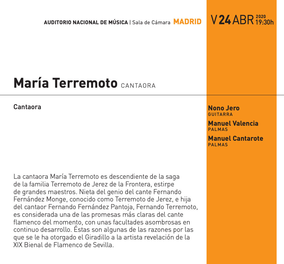 María Terremoto - Andalucía Flamenca