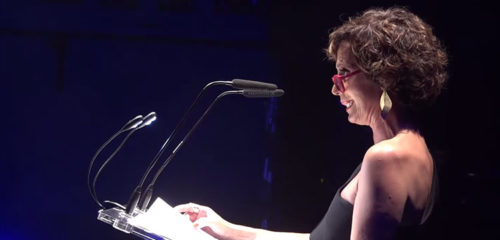 Aída Gómez, pregón Cante de las Minas