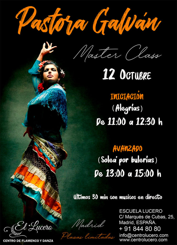 Master Class Pastora Galván - El Lucero