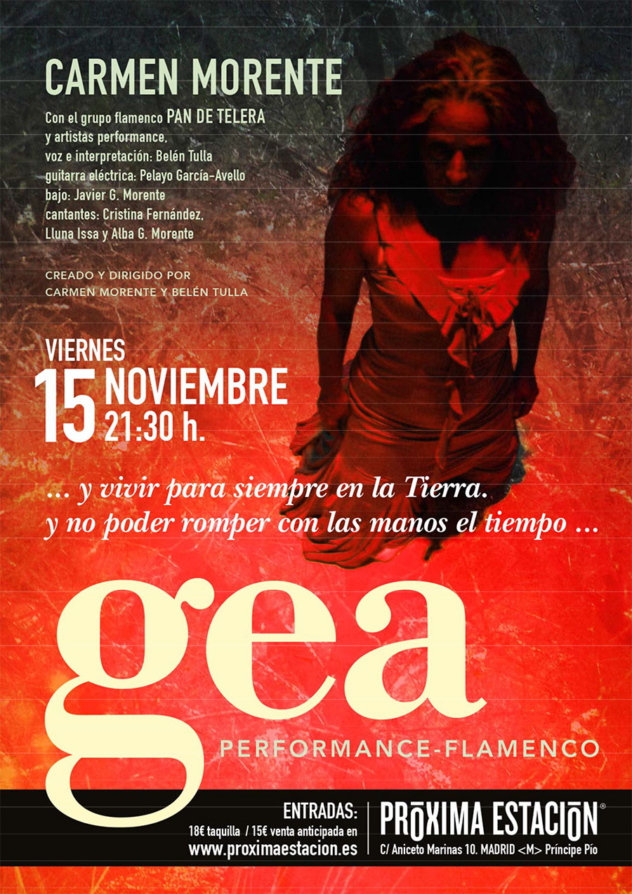 Gea Performance Flamenco Carmen Morente Revista Deflamenco Com