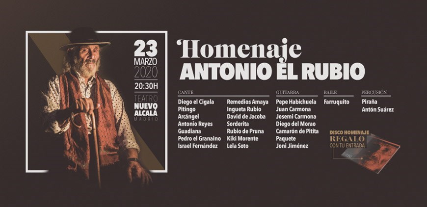 Homenaje a Antonio el Rubio