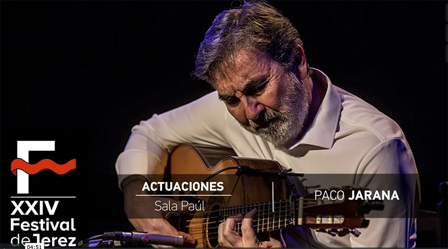 Video Paco Jarana ‘Flamencorio’ Festival de Jerez