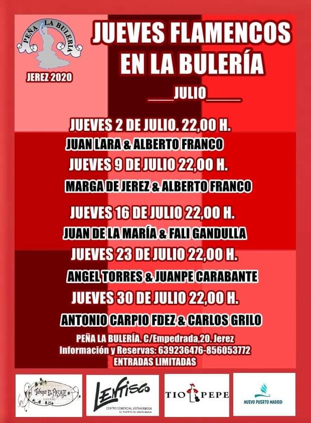 Jueves Flamencos Peña la Buleria