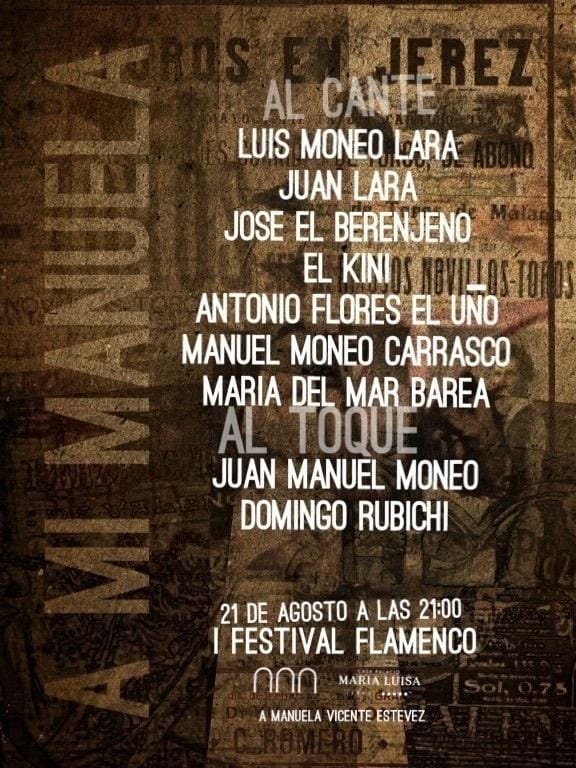 Festival Flamenco A mi Manuela