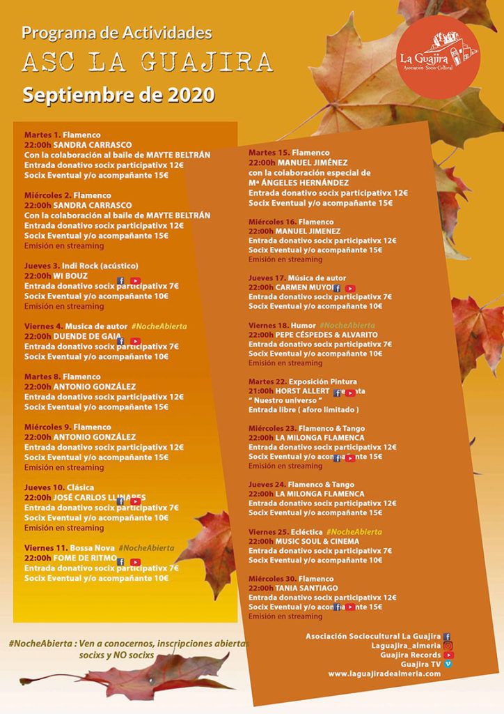 Ecos Flamencos - Asociación La Guajira - Almería