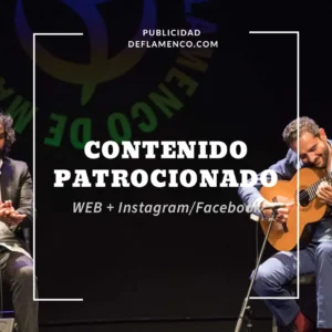 DeFlamenco, contenido patrocionado, redes sociales
