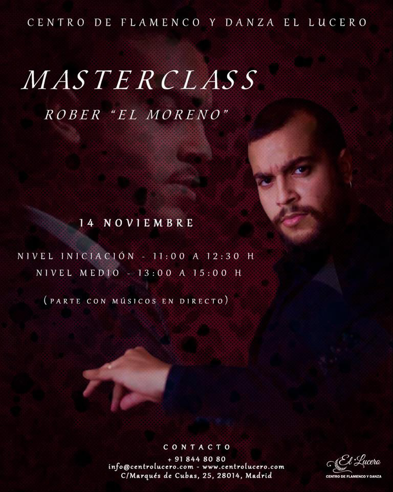 Masterclass Rober el Moreno - Centro El Lucero