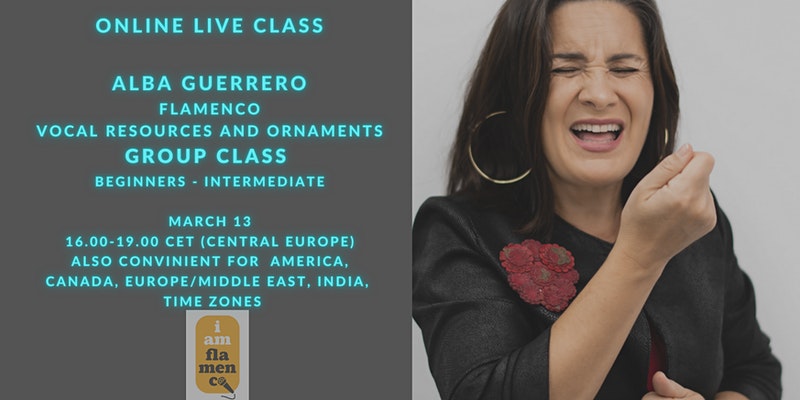Alba Guerrero - I am flamenco singing school
