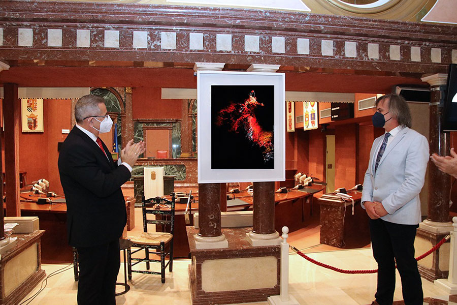 Cartel anunciador del LX Festival Internacional del Cante de las Minas